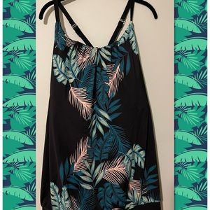 Lane Bryant cacique Swim 28 Tankini top